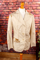 70s Blazer Jacke beige