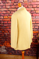 Woll Blazer gelb Strick