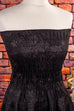 Partykleid schwarz Glitzer Disco Frau Rockabilly S 36-38 schwarz vintageberlin.de