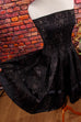 Partykleid schwarz Glitzer Disco Frau Rockabilly S 36-38 schwarz vintageberlin.de