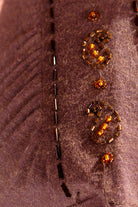 Vintage Strickkleid braun Angora