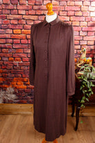 Vintage Strickkleid braun Angora