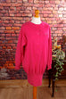 80er Pulloverkleid pink 80er Disco Frau M 40-42 pink real-80er S 36-38 Special vintageberlin.de