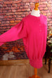 80er Pulloverkleid pink 80er Disco Frau M 40-42 pink real-80er S 36-38 Special vintageberlin.de