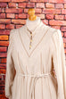 Boho Winterkleid beige Streifen 70er beige Boho Frau L 44-46 M 40-42 Special vintageberlin.de