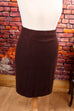 kurzer Winter Wollrock braun Default Title 90er braun Frau L 44-46 Rockabilly Sekretärin Special vintageberlin.de