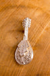 Brosche Mandoline silber Strass