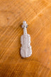 Brosche weiß Violine Default Title 70er 80er Abendmode Accessoires Brosche Schlager Sekretärin Unisize weiß vintageberlin.de