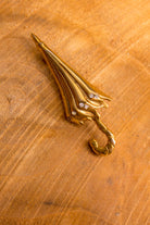 Anstecknadel Regenschirm gold