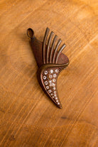 Anstecknadel Füllhorn kupfer