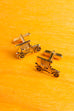 Manschettenknöpfe Oldtimer Auto 60er 70er Accessoires Charleston Dandy Flapper&Charleston gold Manschettenknopf Schlager Special vintageberlin.de