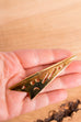 abstrakte Vintage Brosche Pfeil 80er Abendmode Accessoires Brosche Disco gold Unisize vintageberlin.de