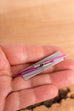 Vintage Brosche silber+pink abstrakt 80er Abendmode Accessoires Brosche Disco pink silber Unisize vintageberlin.de