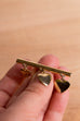 Vintage Messing Brosche 3 Herzchen 80er 90er Abendmode Accessoires Brosche Disco gold Special Unisize vintageberlin.de