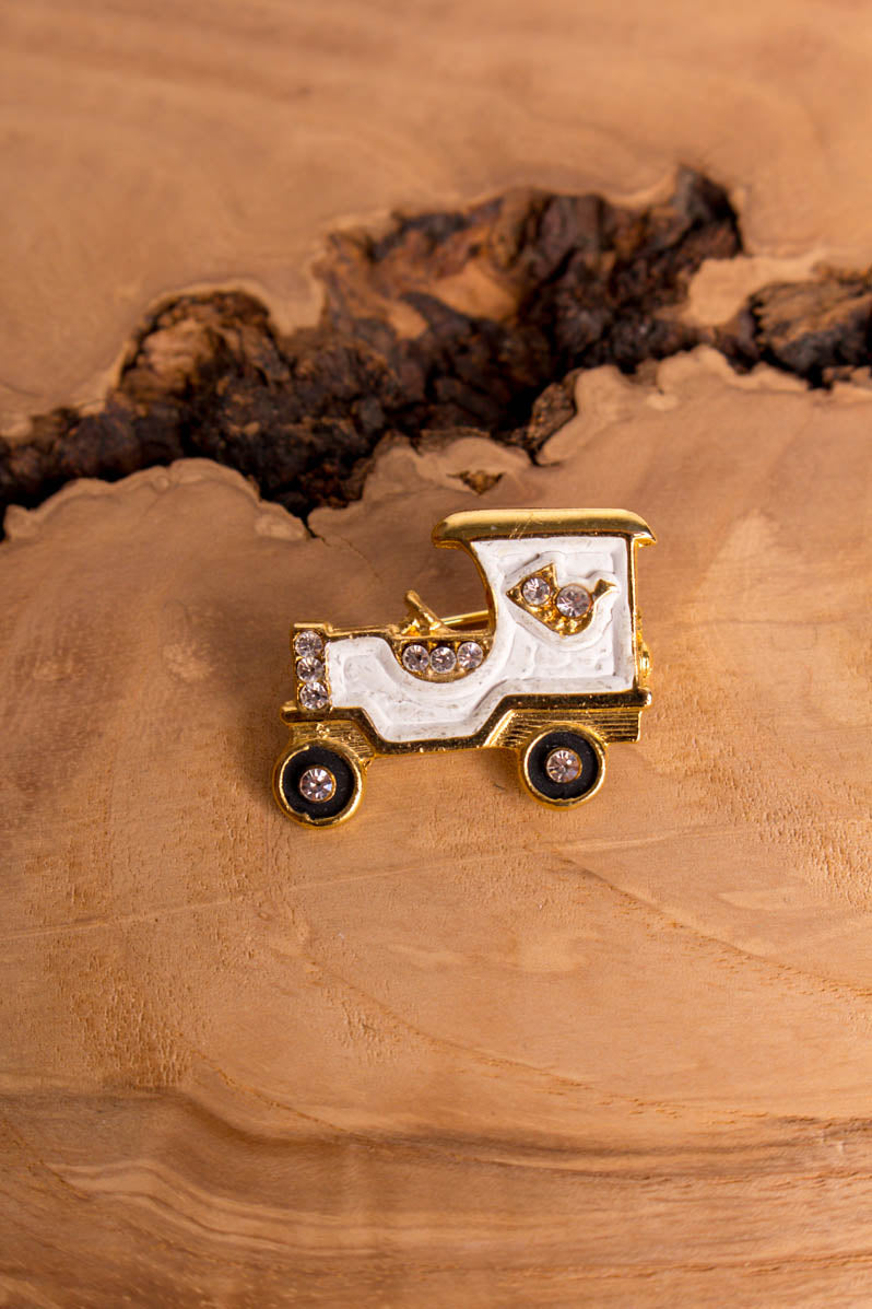 Vintage Brosche Oldtimer Auto
