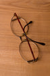 Vintage Brillengestell Emaille 80er Accessoires Brille bunt gold Special Unisize vintageberlin.de