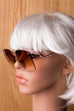 Vintage 80er Sonnenbrille rot
