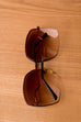 Vintage 80er Sonnenbrille rot