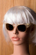 Vintage Sonnenbrille transparent