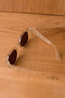 Vintage Sonnenbrille transparent