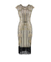 20er Jahre Charleston Kleid beige-gold 20er Abendmode beige Charleston Flapper&Charleston Frau gold L 44-46 M 40-42 S 36-38 schwarz XL 48-50 vintageberlin.de