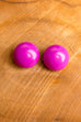 kleine 60s Ohrclips pink Button