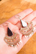 Vintage Ohrhänger silber Magnetit 90er Accessoires Boho boho-wedding Hippie Ohrschmuck Schmuck silber Special vintageberlin.de