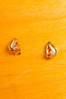 Mini Vintage Ohr Clips gold Flamme
