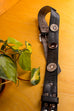Biker Ledergürtel Doppelschnalle grau Gürtel M 48-50 Mann Rockabilly S 44-46 schwarz Special vintageberlin.de