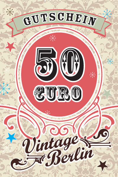 Vintage Berlin Geschenkgutschein