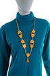 70er Jahre Kette gold 60er 70er Accessoires Boho Disco gold Halsschmuck Hippie real-boho real-disco Schmuck Special Unisize vintageberlin.de
