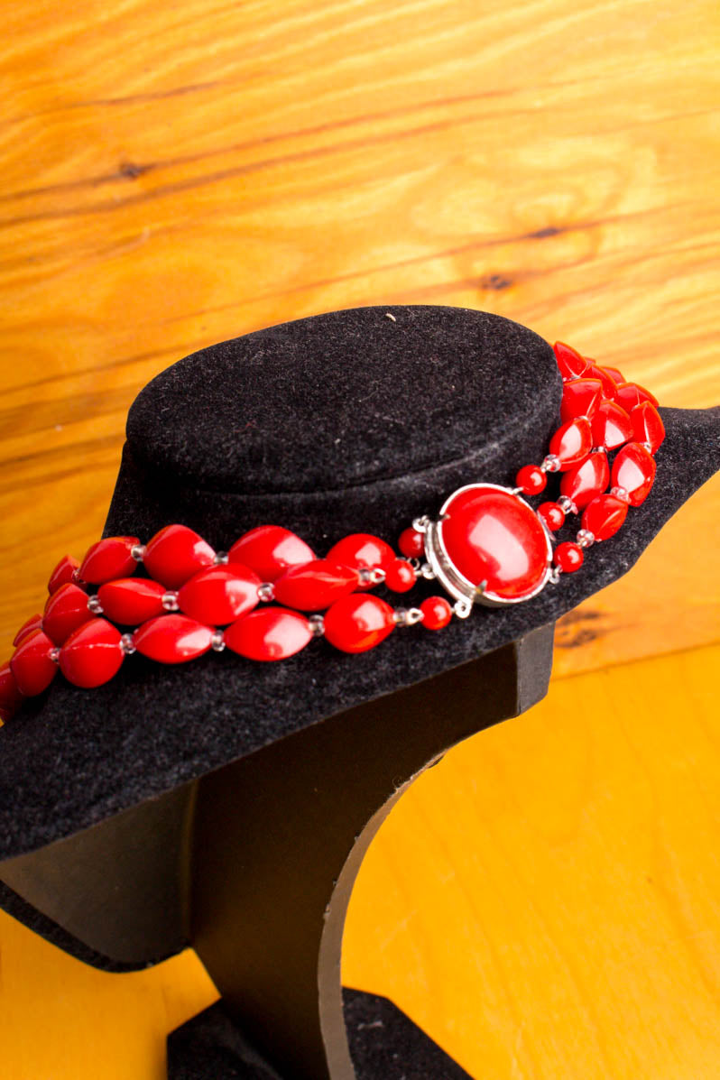Vintage Collier rot