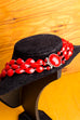 Vintage Collier rot 60er 70er Abendmode Accessoires Disco Halsschmuck Rockabilly rot Schlager Schmuck Special Unisize vintageberlin.de