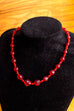 Vintage Halskette rot Default Title 60er 70er Abendmode Accessoires Disco Halsschmuck Rockabilly rot Schlager Schmuck Unisize vintageberlin.de