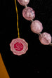 Vintage Halskette rosa