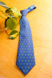 LOEWE Krawatte blau Seide