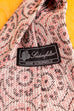 Disco Krawatte beige Wolle 60er 70er Accessoires beige braun bunt Dandy Disco Krawatte rosa Schlager vintageberlin.de