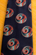 70er Krawatte schwarz bunt 60er 70er Accessoires bunt Dandy Disco Krawatte Rockabilly Schlager schwarz vintageberlin.de