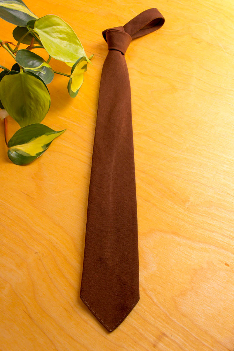 Vintage Krawatte braun