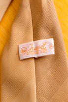 60s Krawatte beige Streifen