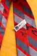 50s Krawatte rot-grau 50er 60er Accessoires bunt Dandy Disco grau Krawatte Rockabilly rot Schlager vintageberlin.de