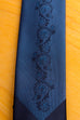 60s Krawatte schmal blau