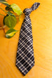 Woll-Krawatte schwarz-weiß