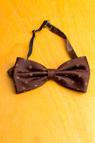 Vintage Fliege braun Punkte
