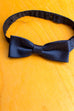 kleine Fliege blau silber Punkte Default Title 80er 90er Abendmode Accessoires blau Dandy Krawatte Unisize vintageberlin.de