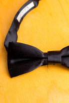 kleine Fliege schwarz Satin
