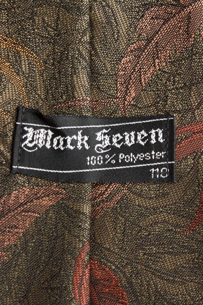 70er Jahre Schlips khaki Dschungel