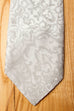 70er Jahre Schlips silber 70er Accessoires Rockabilly Schlager silber vintageberlin.de