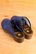 70er Jahre Clogs Denim 37 60er 70er blau Boho Disco Frau Hippie Schlager Schuhe vintageberlin.de