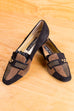 Vintage Ballerina Nieten Default Title 36 37 80er 90er Accessoires gold Rockabilly Schuhe schwarz Sekretärin vintageberlin.de